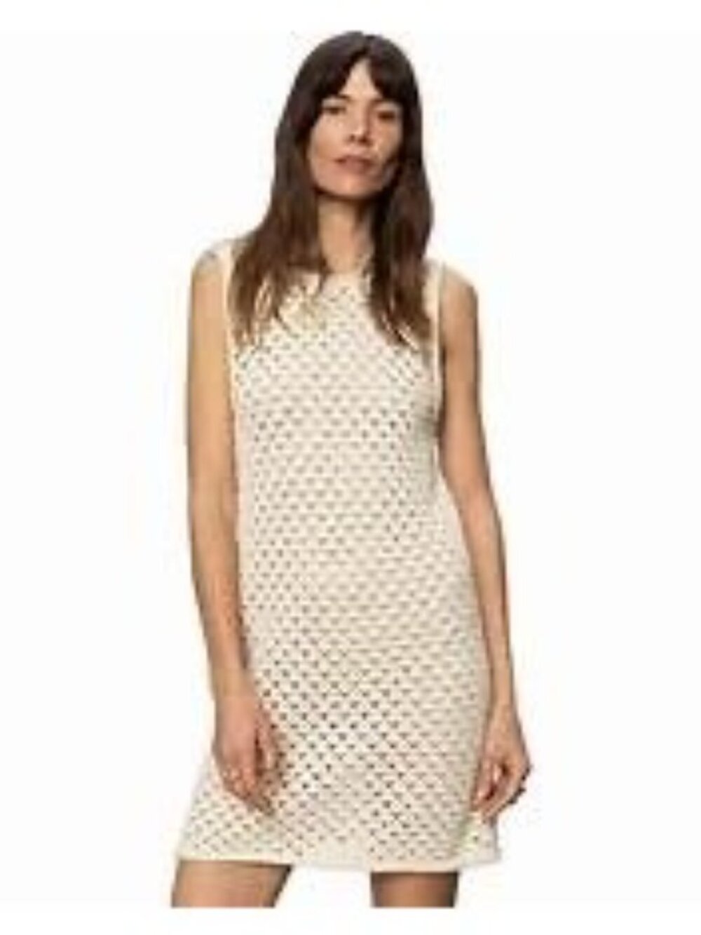 Sanctuary NWOT Summer Shell Crochet Dress in EcoNatural XS - Picture 4 of 6